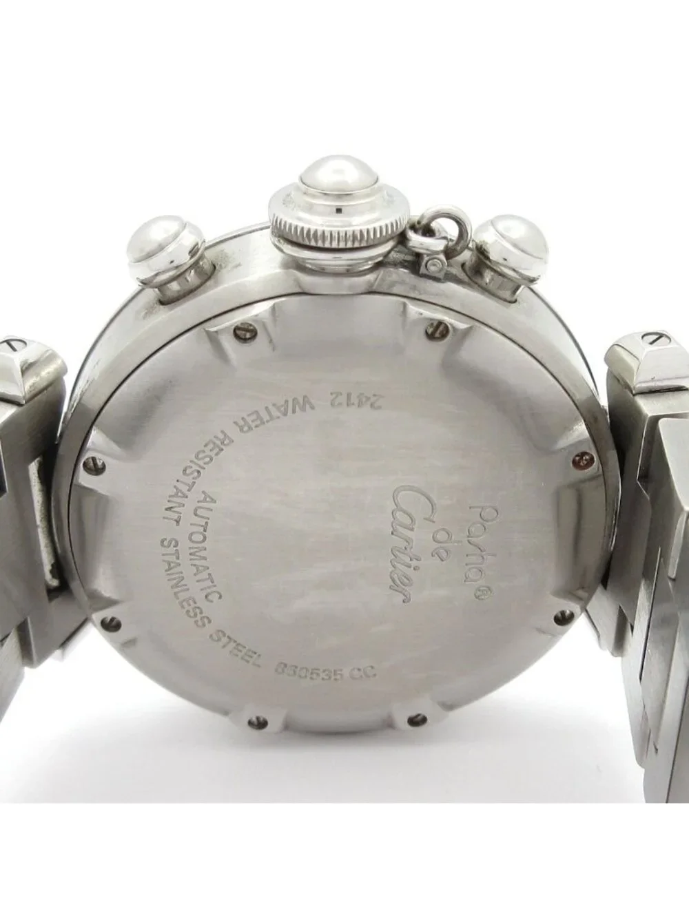 Cartier Watch Pasha C Chronograph White